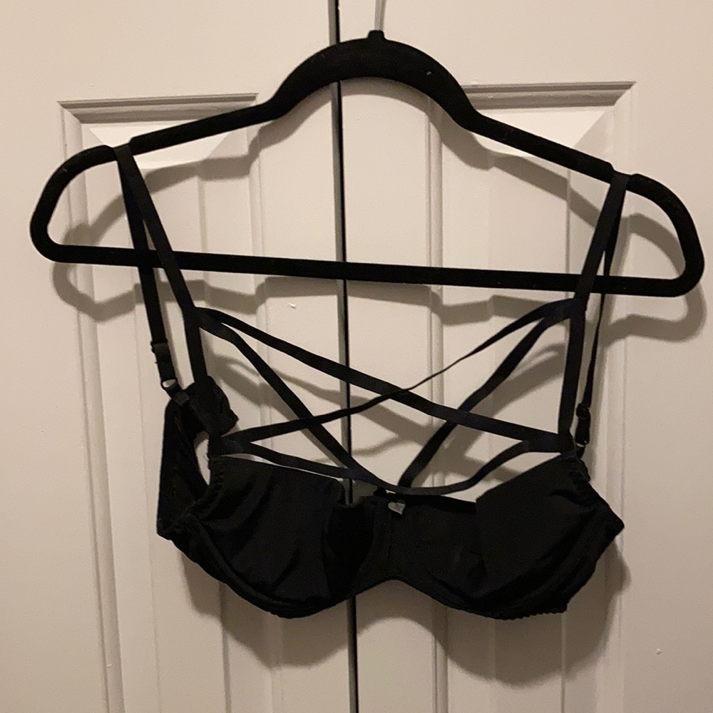 Upside down pentagram bra